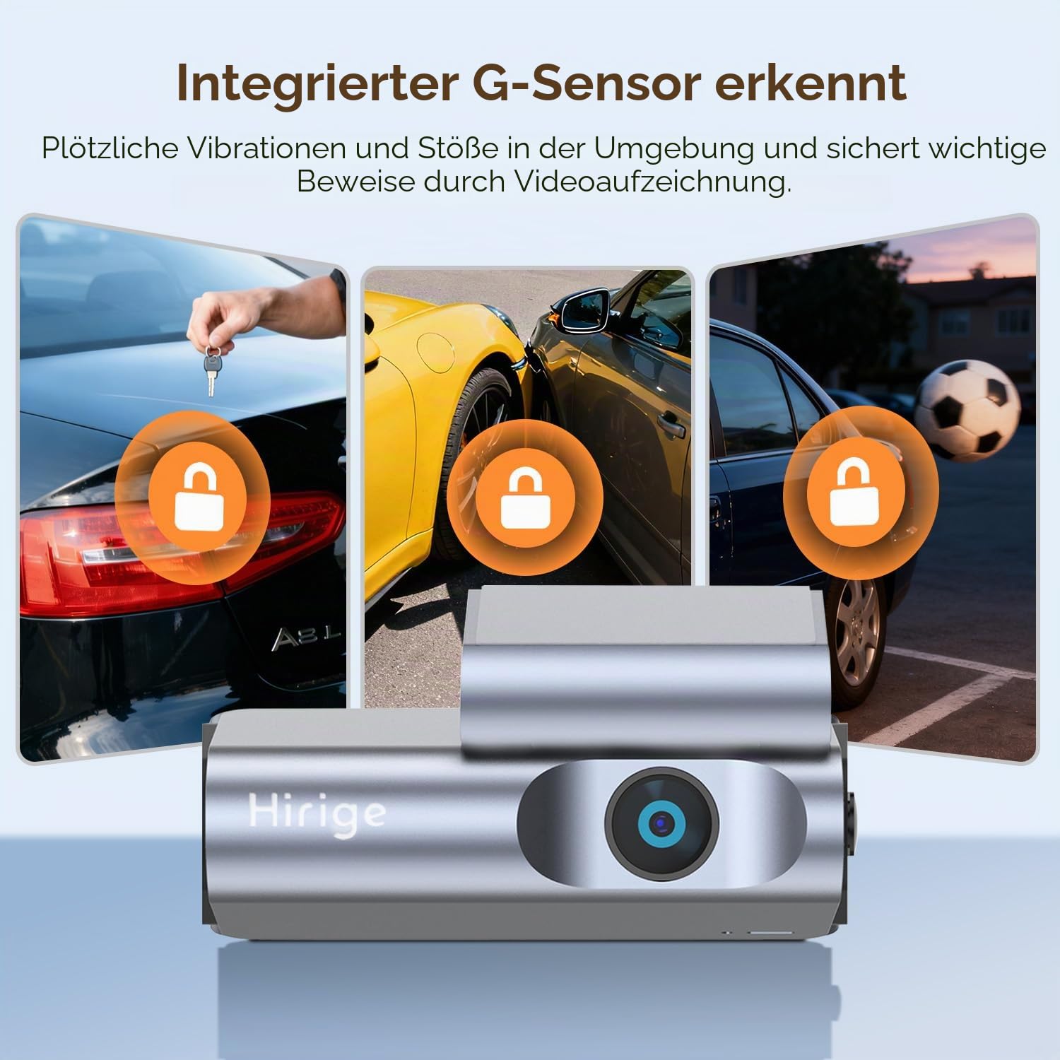 M4 Dashcam 4K Front 123° WiFi App Control Nachtsicht G-Sensor Loop Recording