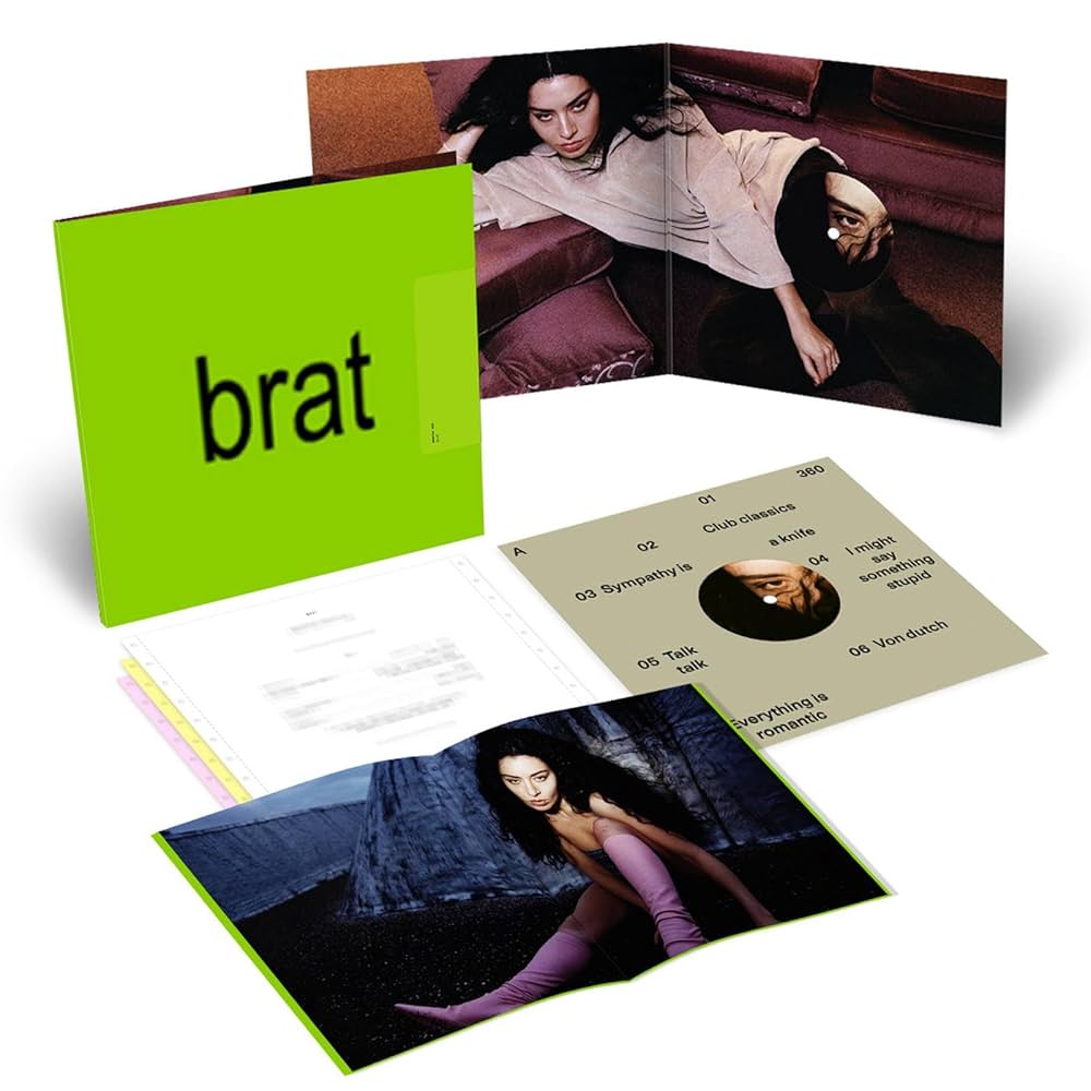新品 Charli XCX / Brat パウダー入り限定2枚組レコード Amazon.com: Charli XCX - Brat (Indie Exclusive, Clear Vinyl