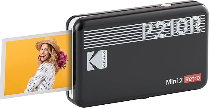 Amazon コダック Kodak Mini 2レトロ スマホプリンター インスタントプリンター チェキプリンター ブラック 写真 5 3x8 6cm プリンター 8シート入り Kodak パソコン 周辺機器 通販 Amazon コダック Kodak Mini 2レトロ スマホプリンター インスタントプリンター チェキプリンター ブラック 写真 5 3x8 6cm プリンター 8シート入り Kodak パソコン 周辺機器 通販