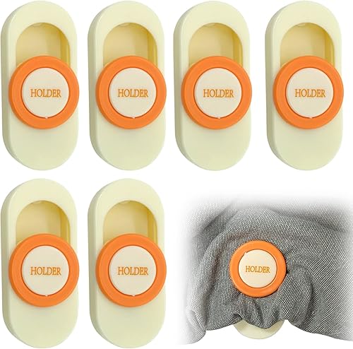 JVNZAM 6 soportes para sábanas elásticas que no se encogen, hebilla deslizante, sin correas elásticas ni clips. Nuevo enfoque de cama para mantener