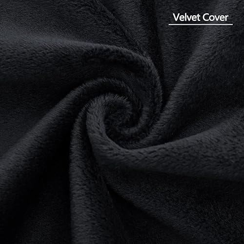 Miniatura 4 de Almohadilla Shinnwa de poliéster suave, cuadrado o redondo con espuma de memoria para asiento, soporte Lumbar de felpa, colorida de 16 pulgadas,