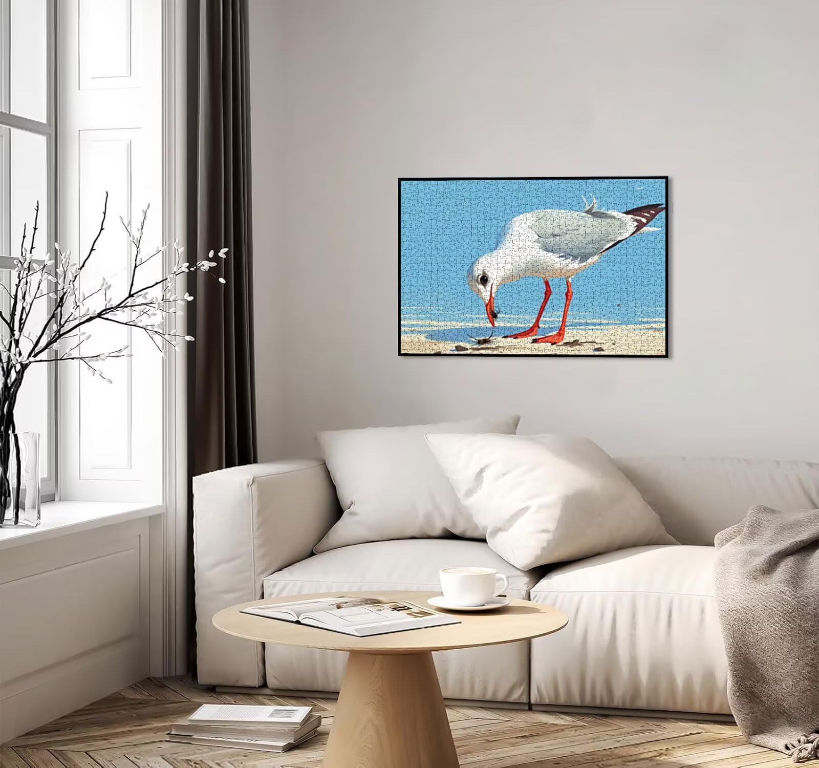 Puzzle dla dorosłych 5000, Bird Beach 5000 elementów puzzle dla dorosłych, klasyczne gry edukacyjne, gry i zajęcia rodzinne, do dekoracji ścian domu, świetny pomysł na prezent R0KH-656