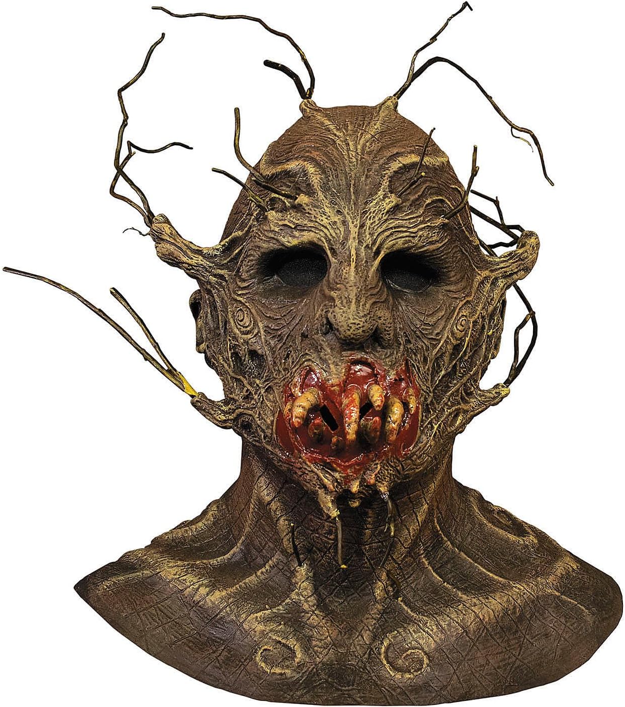Morris Costumes - Adults The Terror of Hallow's Eve Scarecrow Overhead Mask - One Size