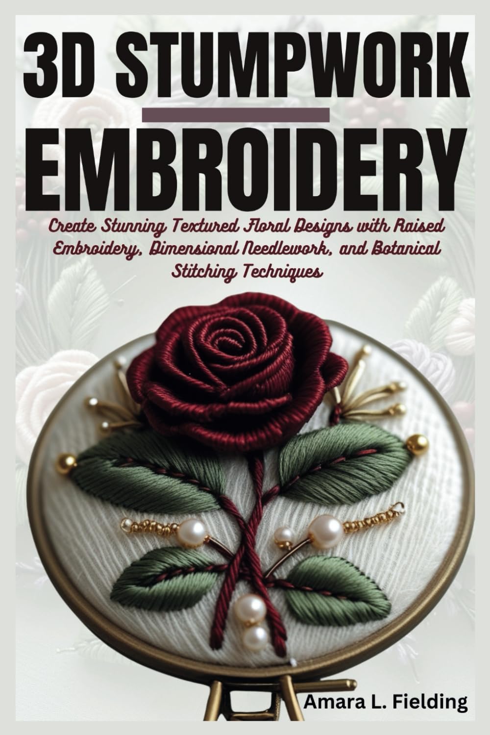 3D STUMPWORK EMBROIDERY: Create Stunning Textured Floral Designs with Raised Embroidery, Dimensional Needlework, and Botanical Stitching Techniques