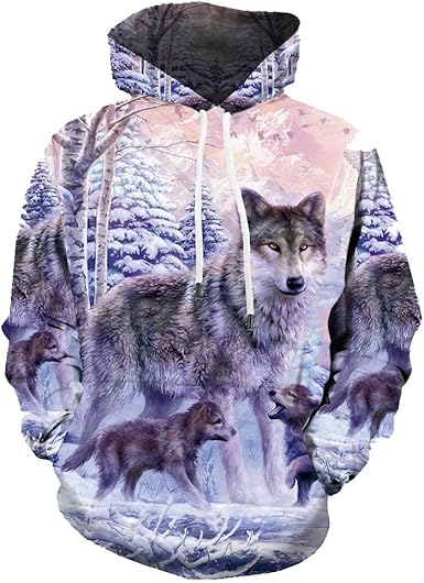 wolf hoodies amazon