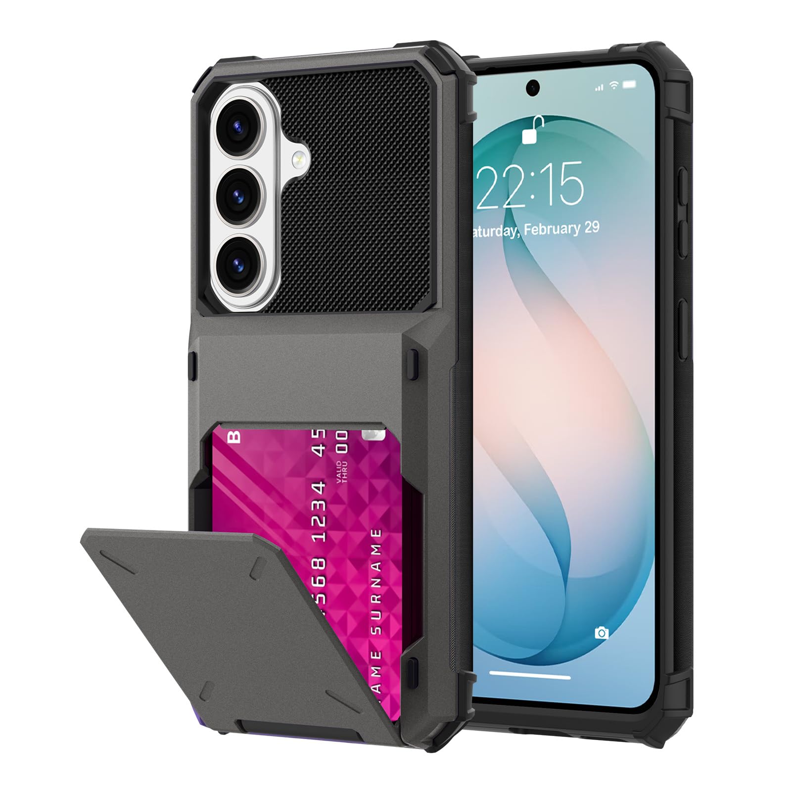 �️ Wallet Case for Samsung Galaxy S26, Credit Holder Slot (4 Cards) — deal on Shopping With Noya