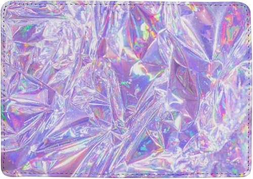 Miniatura 3 de Passport Holder Wallet Beautiful Holographic Style Leather Passport Cover Case Travel Accessories for Men Women