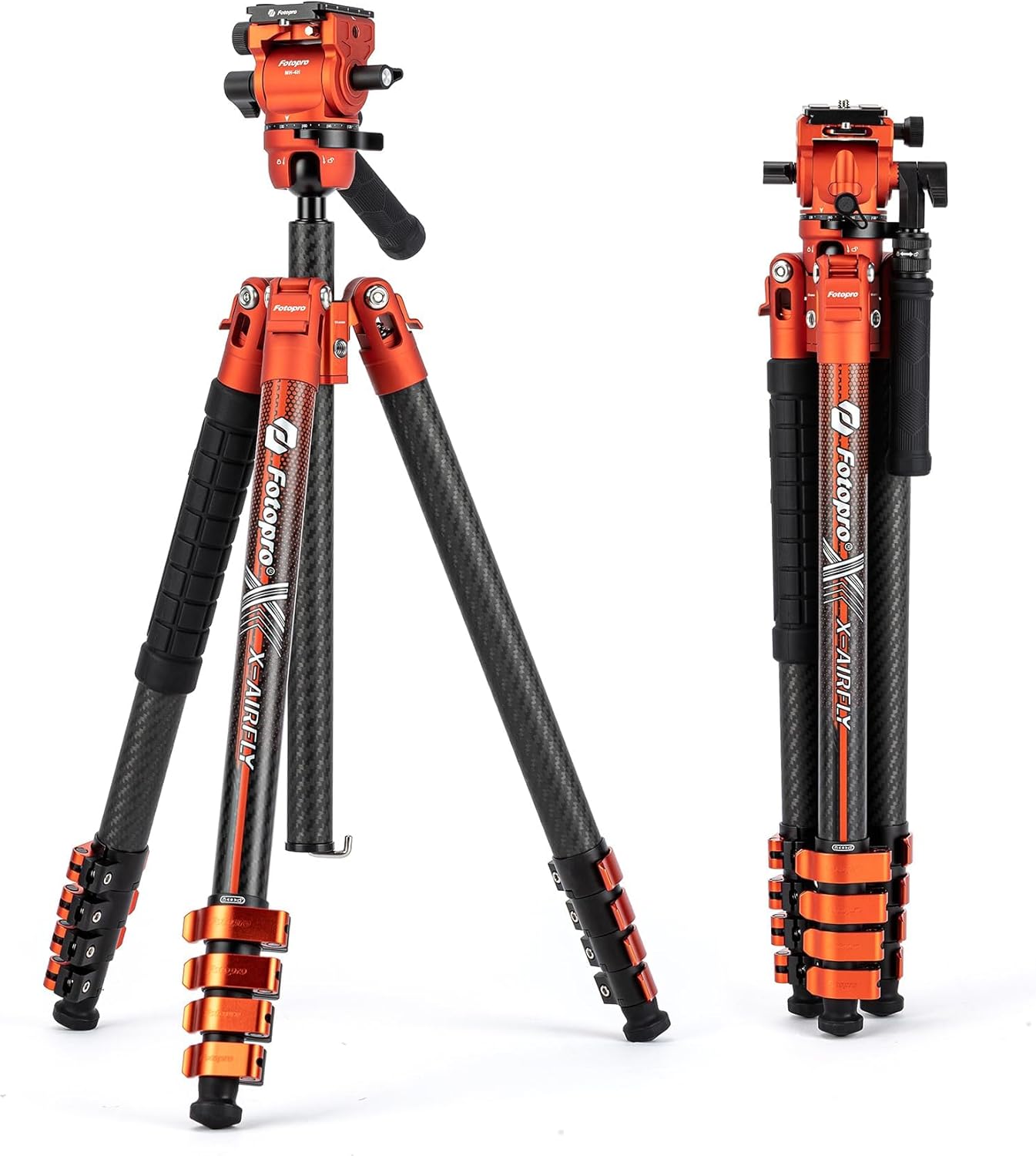 Fotopro X-Airfly ビデオ 64.5 インチ軽量トラベルカメラ三脚