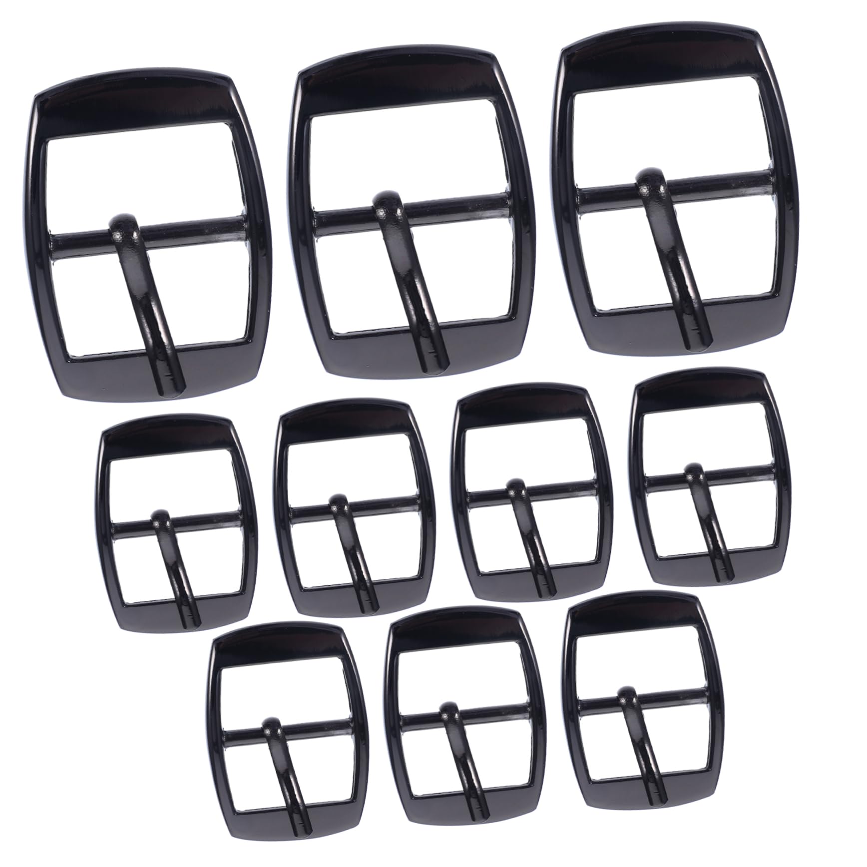 Operitacx 10 Pz Fibbia Della Cintura In Metallo Tri-Glide Fibbie Scorrevoli Hebillas Para Cinturones De Hombre Fibbia Di Ricambio Per Cintura Fibbie A Fibbia In Metallo Uomo Borse In