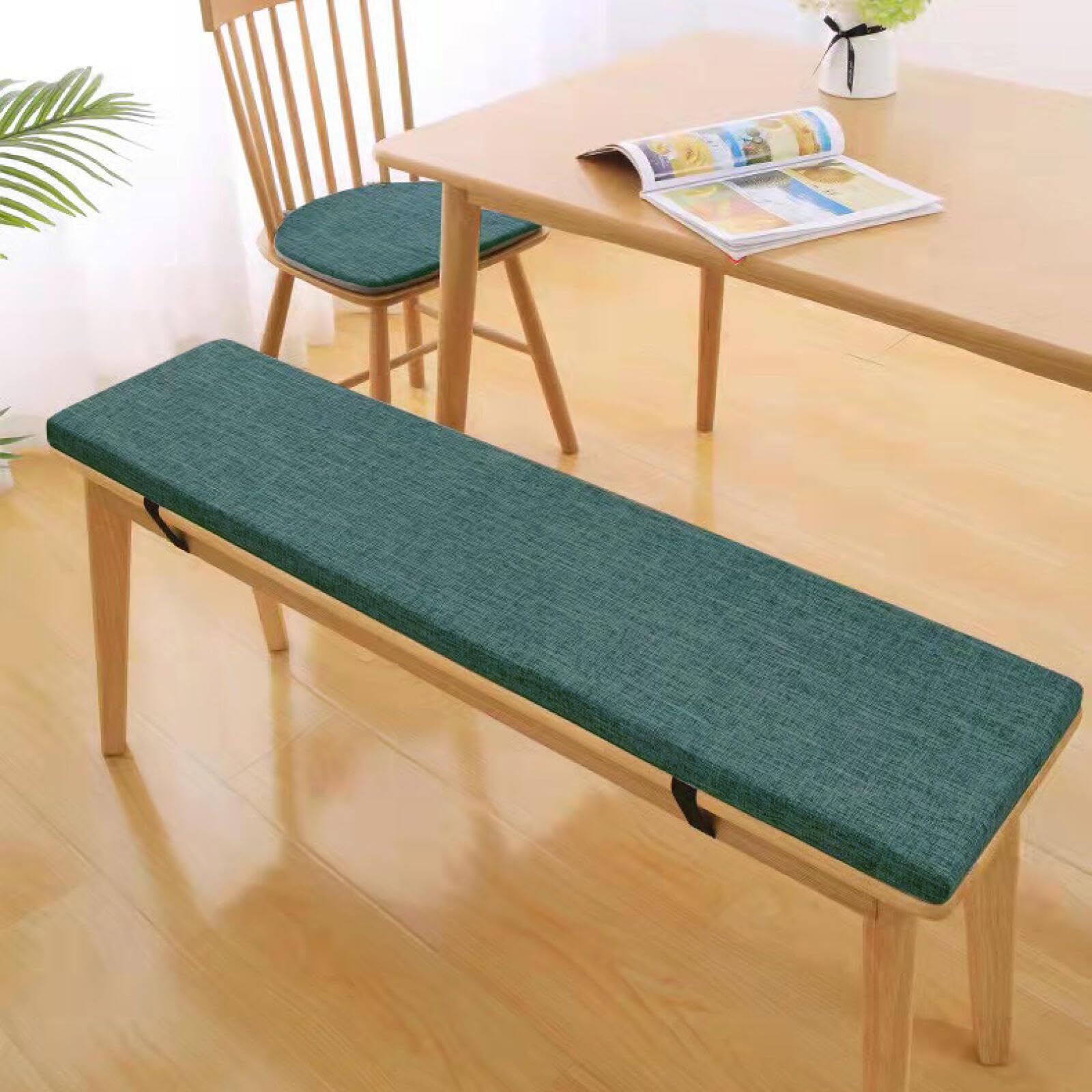 Banc d'extérieur et coussin lavable pour rebord de fenêtre sur mesure