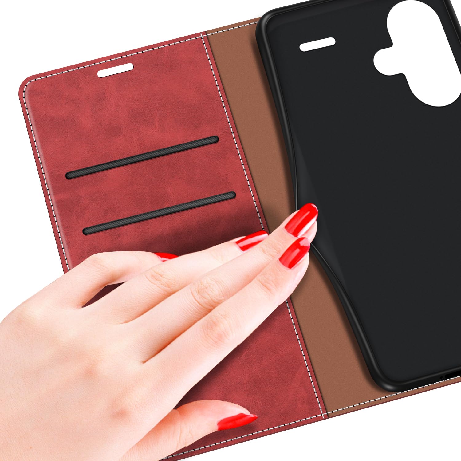 MOBESV Custodia per Xiaomi Redmi Note 13 4G(Non per 5G), Cover a Libro Magnetica Custodia in Pelle per Xiaomi Redmi Note 13 4G, Elegante Blu
