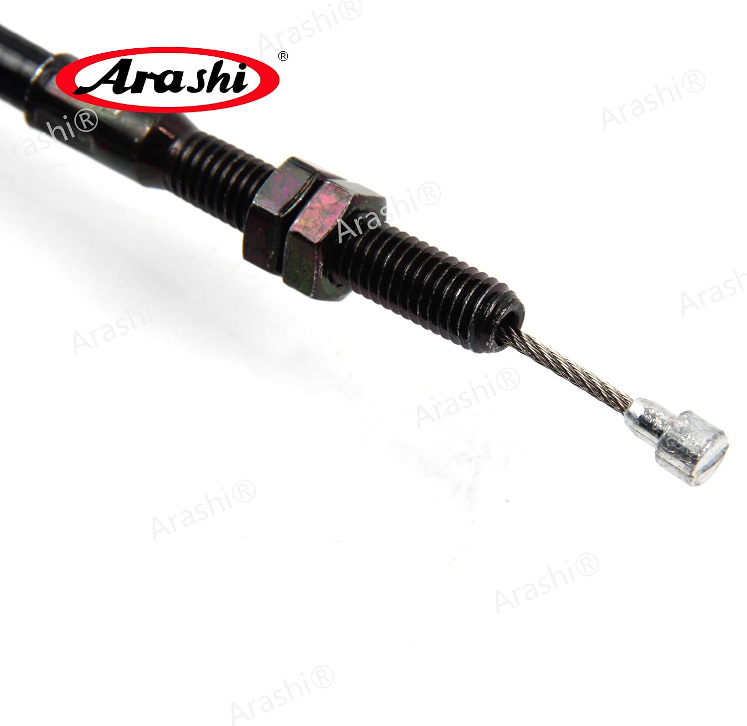 Arashi Clutch Cable for Yamaha MT07 FZ07 2014-2016, Stainless Wire Line and Rubber Motorcycle Replacement Accessories Parts Black
