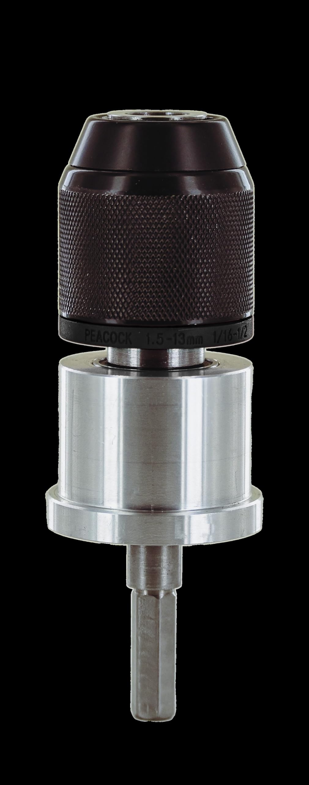 Famag Bohrfutteradapter für Bohrständer „Exzellent“ (Länge x Breite x Höhe 104 x 22 x 69 mm, Bohrfutterspannbereich ø 1,5 mm - 13,0 mm, für alle Famag-Bohrständer) 140204300