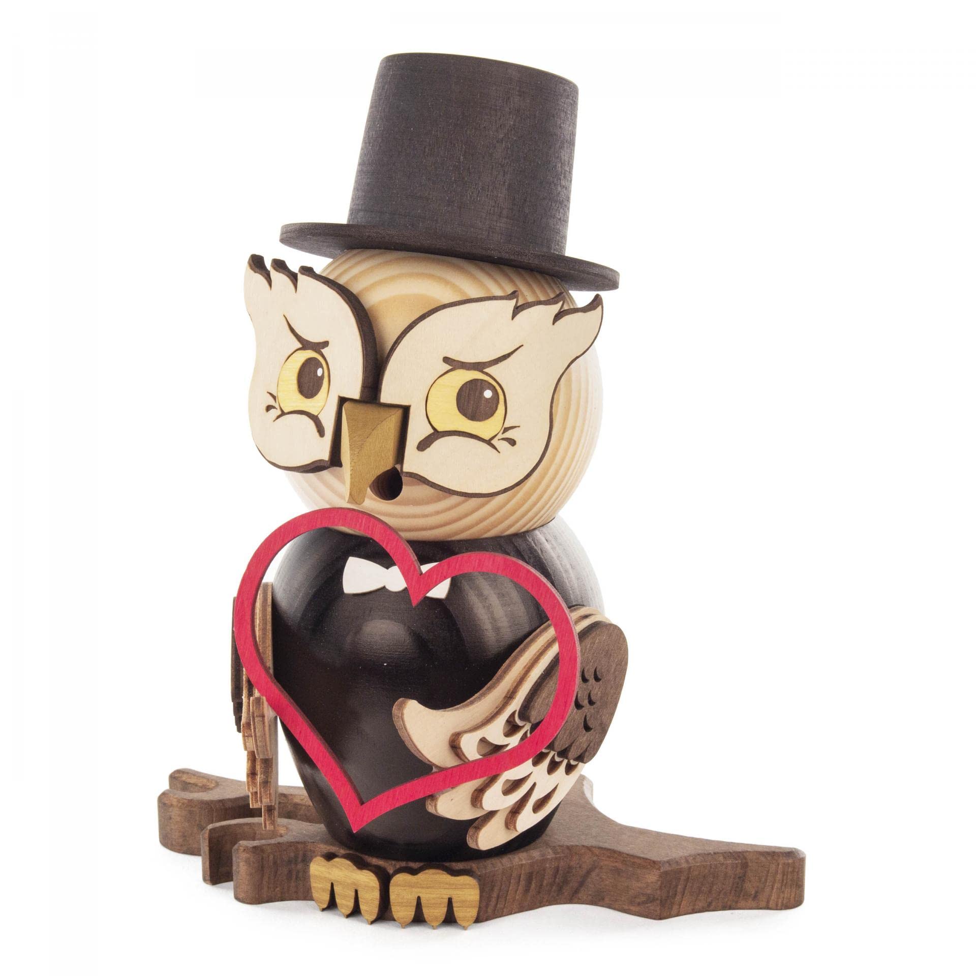 Fumoir chouette marié, le cadeau de mariage en bois idéal et original