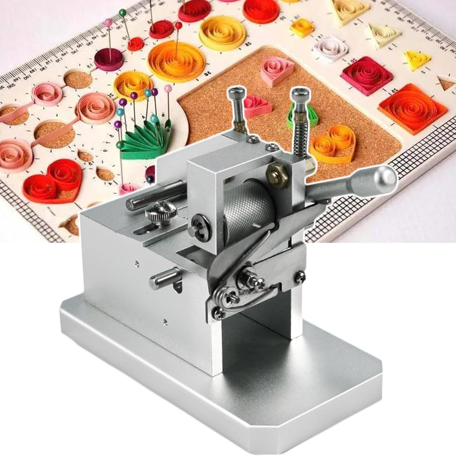 Paper Cutting Tassel Machine,Paper Quilling Machine,Tassel Width Lenght Adjustable,for Handmade Unique DIY Crafts (A)