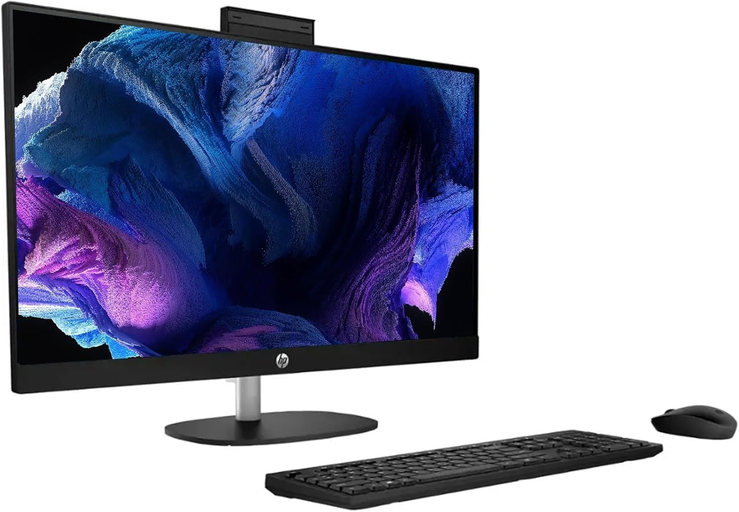 HP 27" FHD Touchscreen All-in-One Desktop, AMD Ryzen 7 (Up to 4.5GHz), 16GB RAM, 1.5TB Storage (1TB PCIe+500GB External Drive), Wi-Fi 6, USB-C, Wireless KB & Mouse, Windows 11