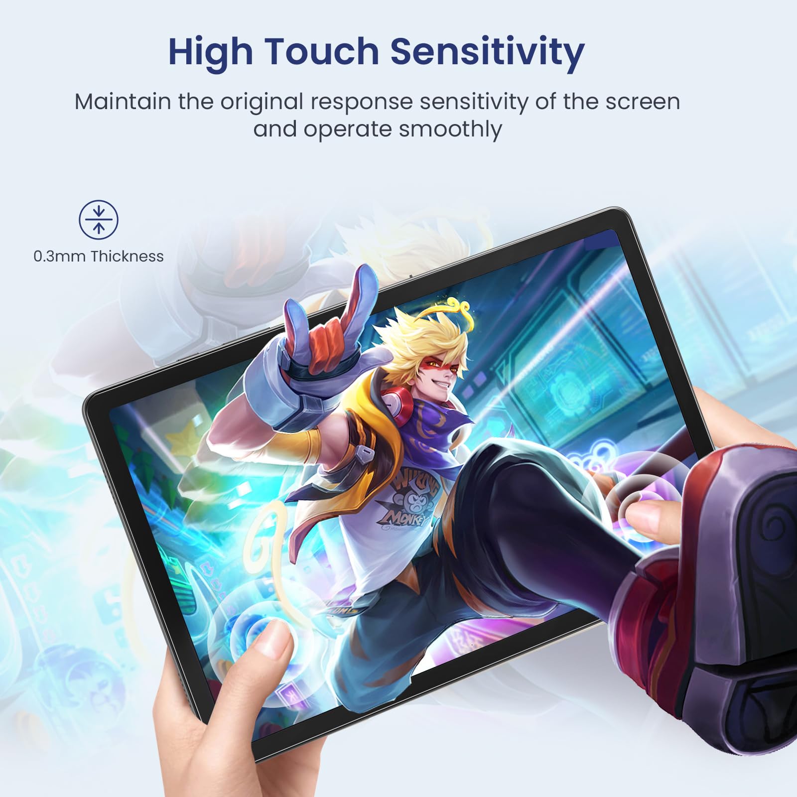 MoKo 2 Pezzi Vetro Temperato per Samsung Galaxy Tab A11 Plus 11 Inch 2025, Pellicola Protettiva HD
