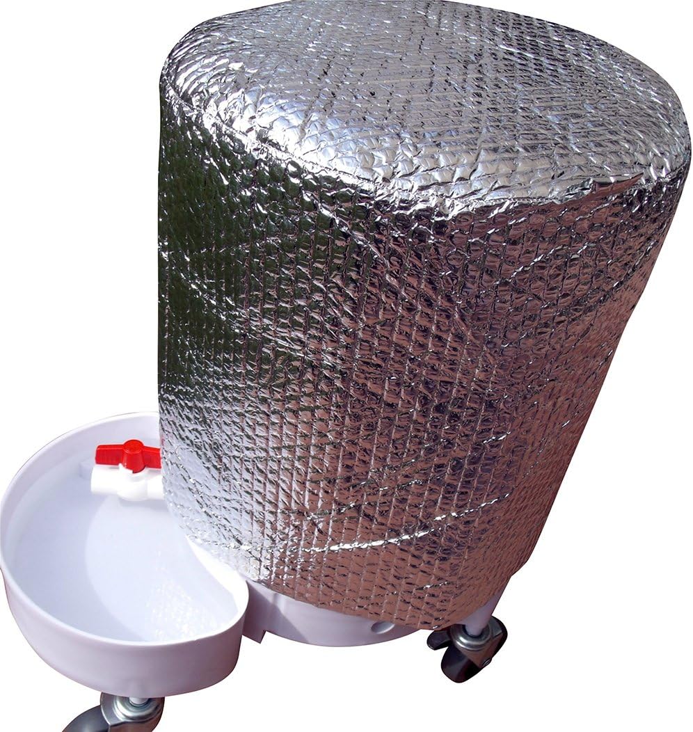 Automatic Dog Waterer 5.0 Gallons with a Chiller (Thermal) Cover to Help Keep The Water Cool. Used by Dog daycares This May be The Last Automatic Water Bowl That You Will Ever Buy.