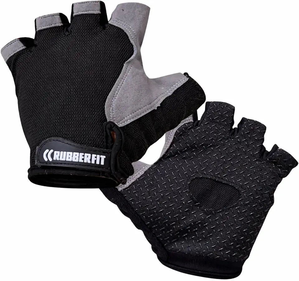 Luva Bike Ciclismo Crossfit Musculação Academia Esportes Fitness Antiderrapante Rubber Fit