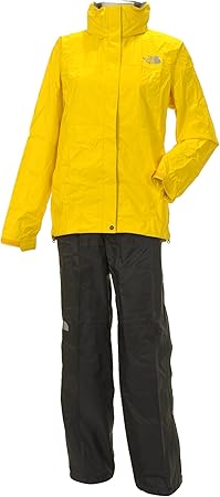 Amazon Co Jp The North Face ザ ノースフェイス レディース レインウェア 上下セット Npw Lyライトニングイエロー ファッション
