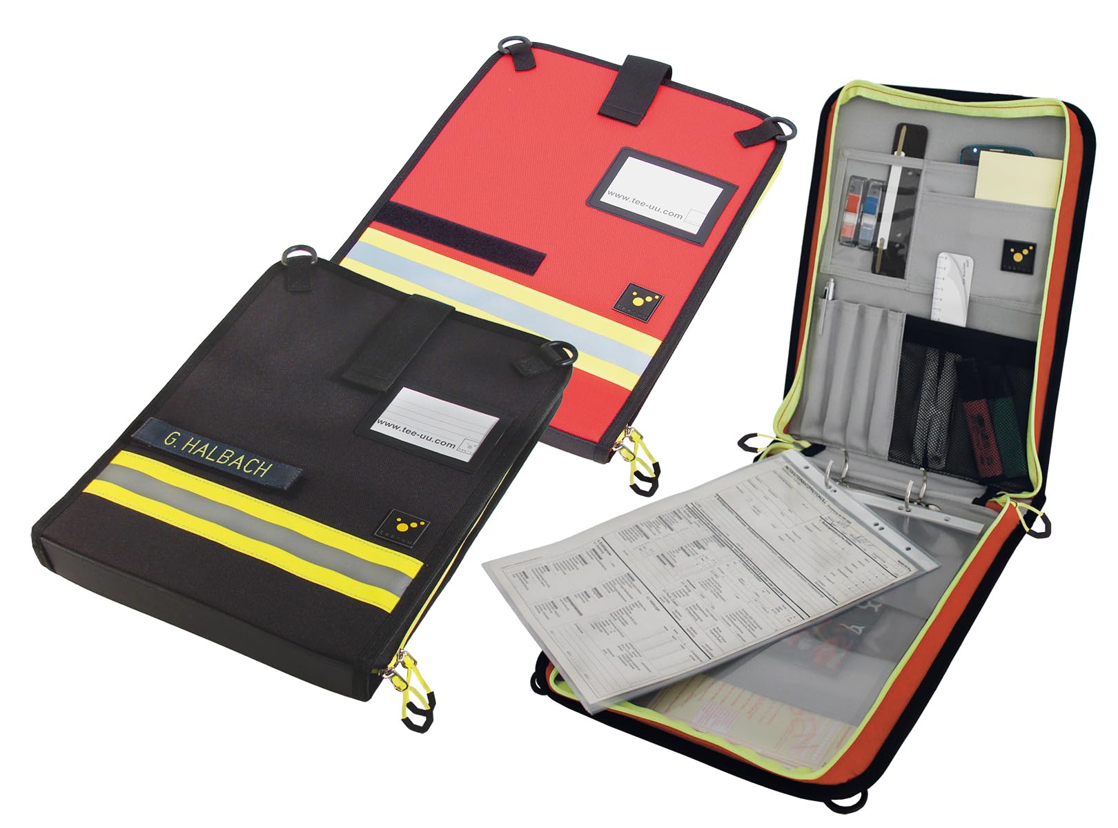tee-uu DOKU Carpeta Organizadora de Control Portadocumentos (negro)