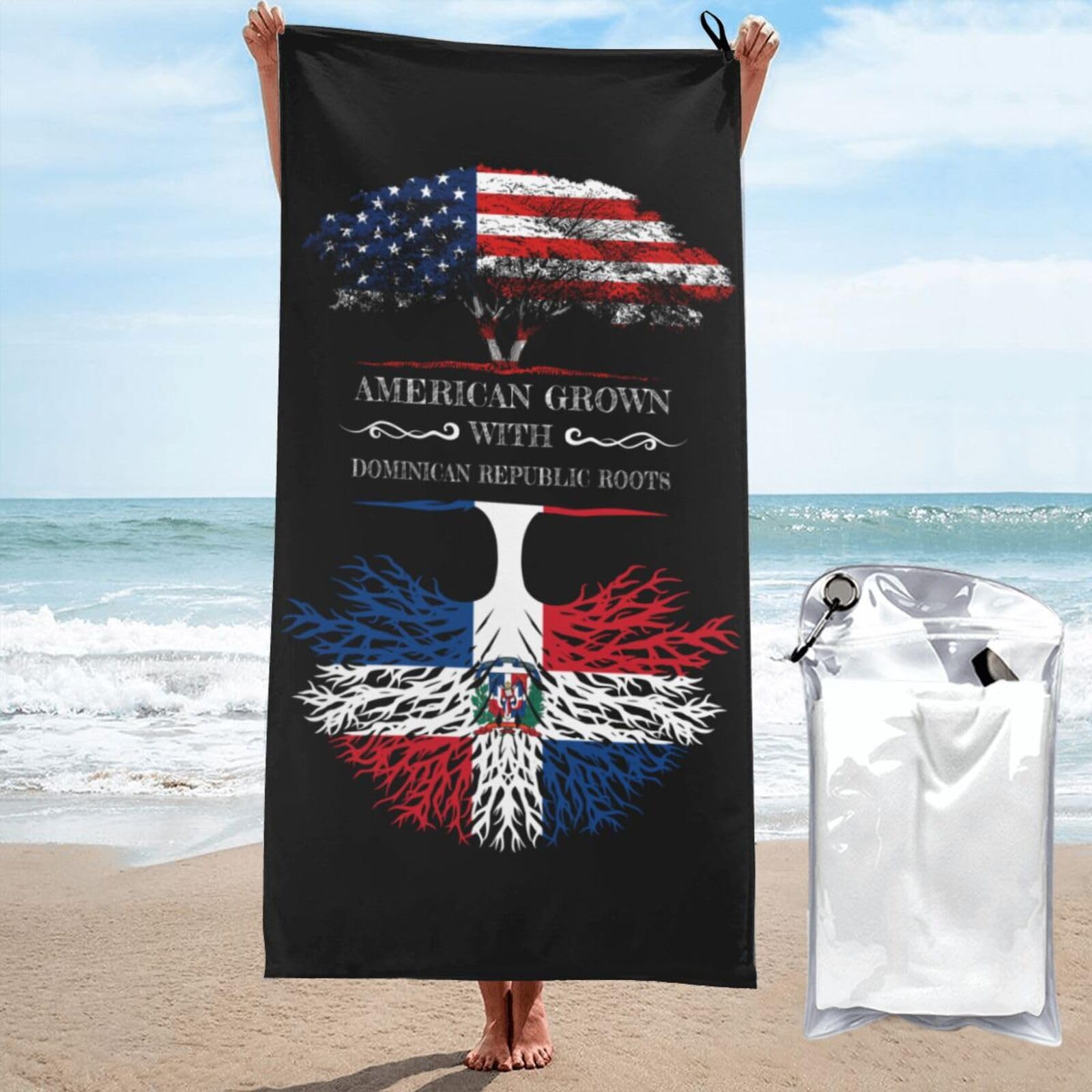 Serviette de plage pour natation fini le sac mouillé en piscine