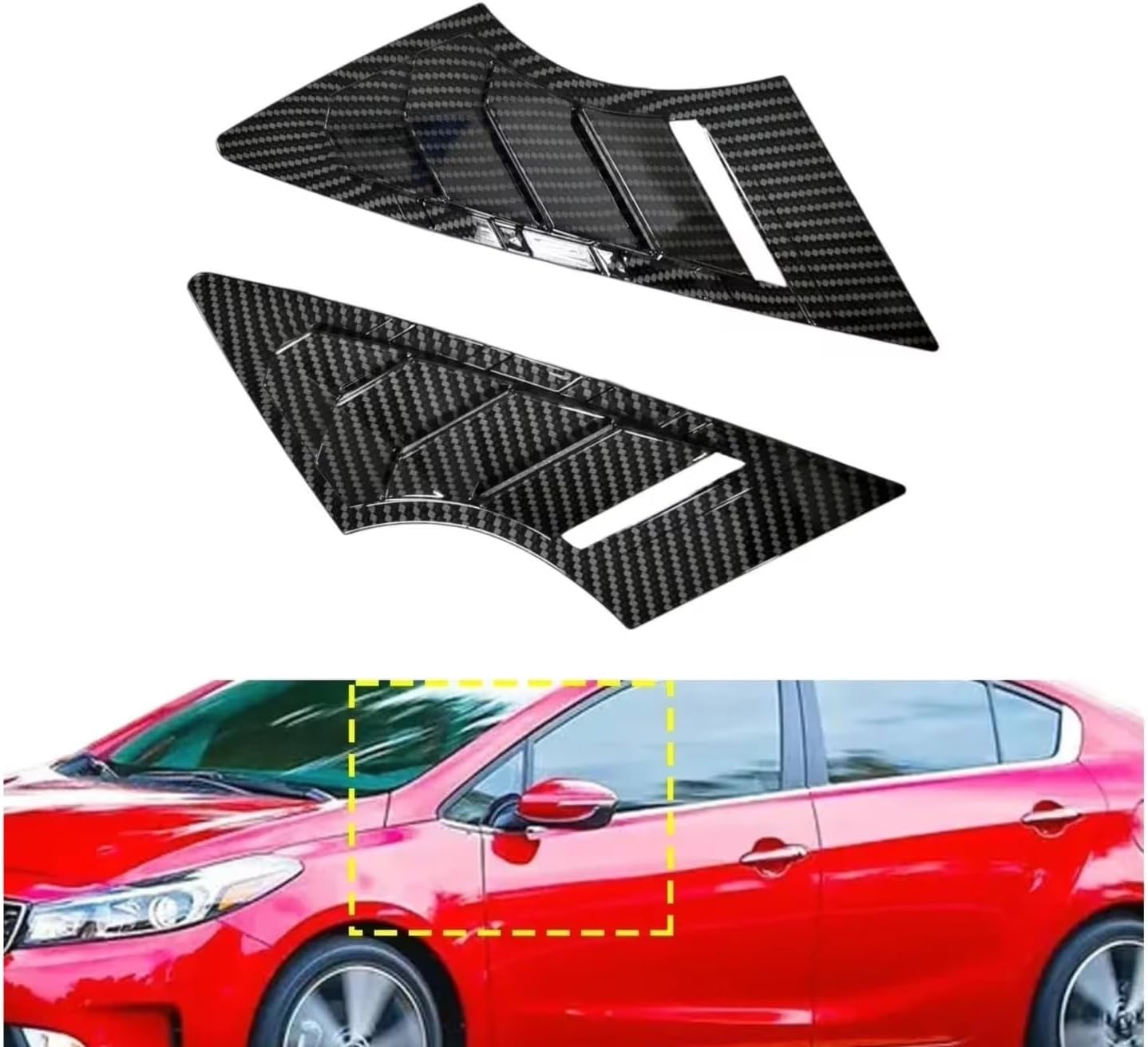 for K3 Forte Cerato 2013-2018 Car Front Louver Window