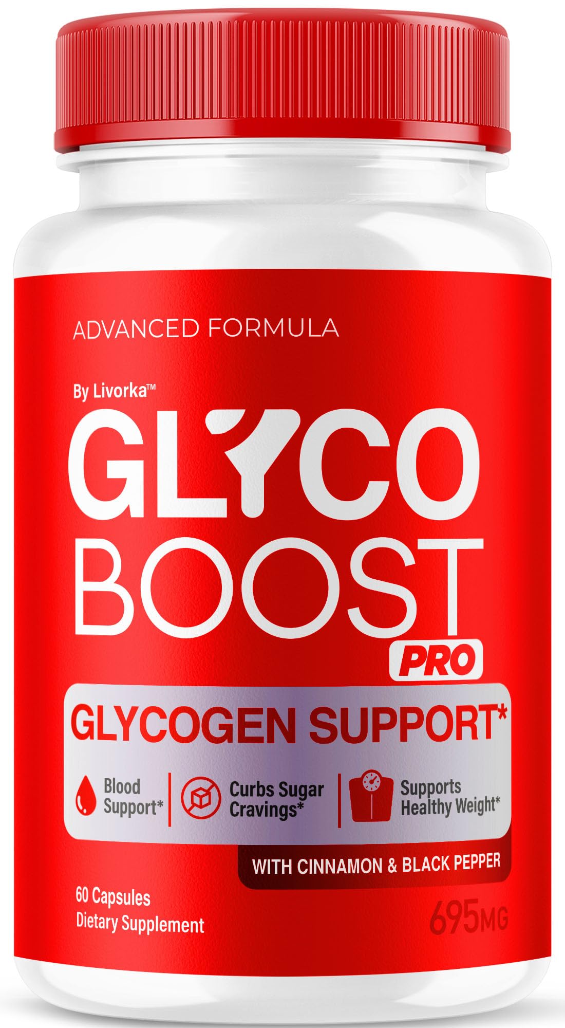 Glyco Boost Pro Glyco Optimizer - Official GlycoBoost Pro Capsules Advanced Supplement Support - Maximum Strength, All Natural Pills for Overall Health & Wellness, 60 Capsules for 1 Month