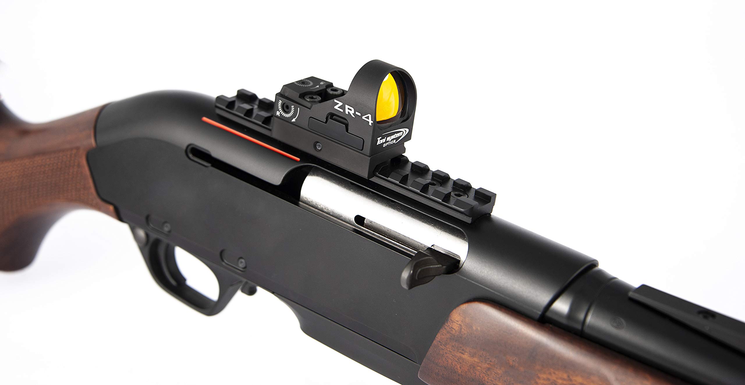 Art. ZR4OPT Red DOT (Punto Rosso) 4 MOA mirino per Pistola carabina Fucile Made in Italy