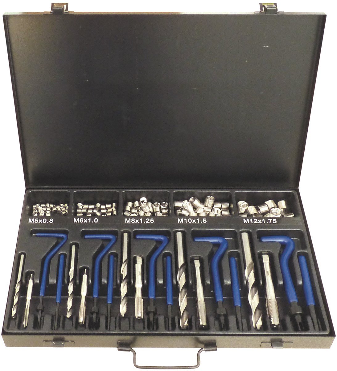 Kit reparation filetage M5 M12 Topcar 17980 coffret inserts helicoidaux