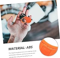 Vista 4 de STOBOK Lupa plegable de mano de 5 uds., llavero de joyería, libros, mapas, lupa plegable portátil, inspección de lectura