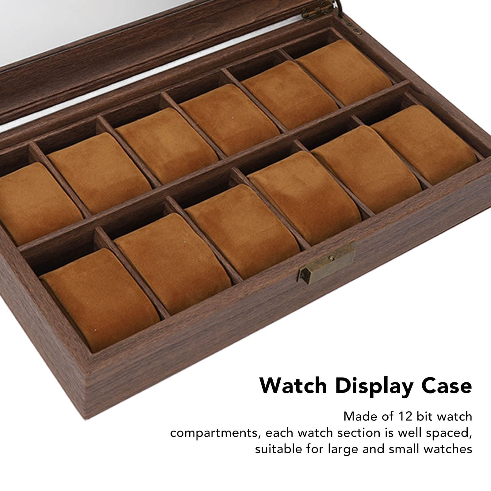 Scatola Organizer per Orologi, Custodia Porta Orologi a 12 Scomparti for Conservazione degli