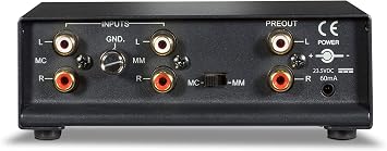 NAD PP 2e Phono Preamplifier MM & MC Turntable Support, Low-Noise Wide Band Phono Stage, Auto Power Down, Gold-Plated Inputs