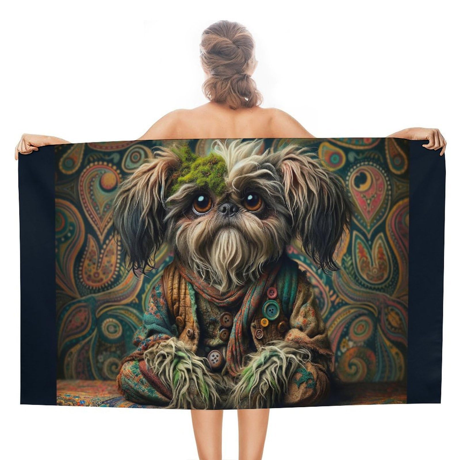 Serviette de plage anti-sable 130x80 cm légère pour le sport et cardio