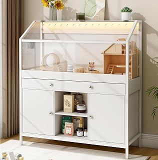 Pipleo Hamster Cage with Storage Cabinet