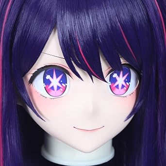 Zonto HY-TV Custom Character Women/Girl Resin Kig Full/Half Band Rock Anime Cosplay Japanese Anime Kigurumi Mask Bonus