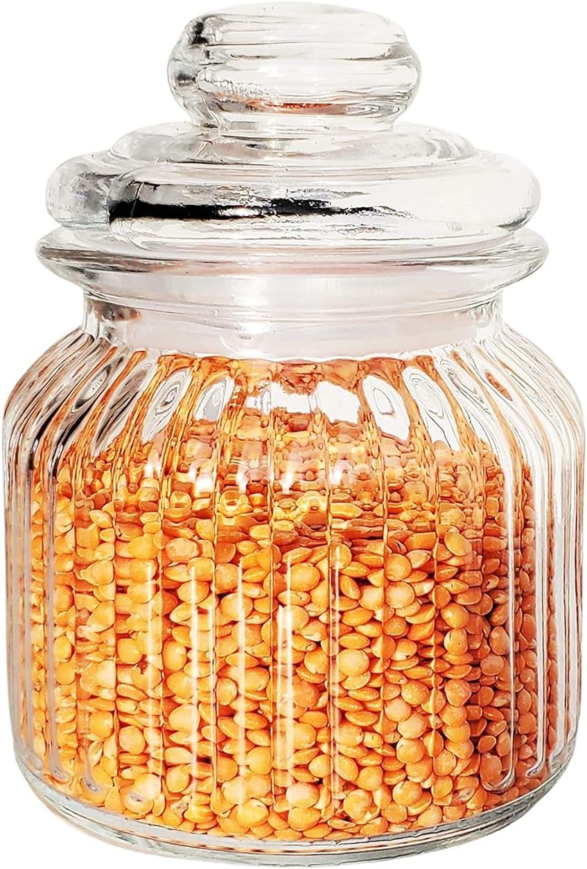 - Pure Source India Glass Storage Jar - 700 Ml, 1 Piece, Transparent