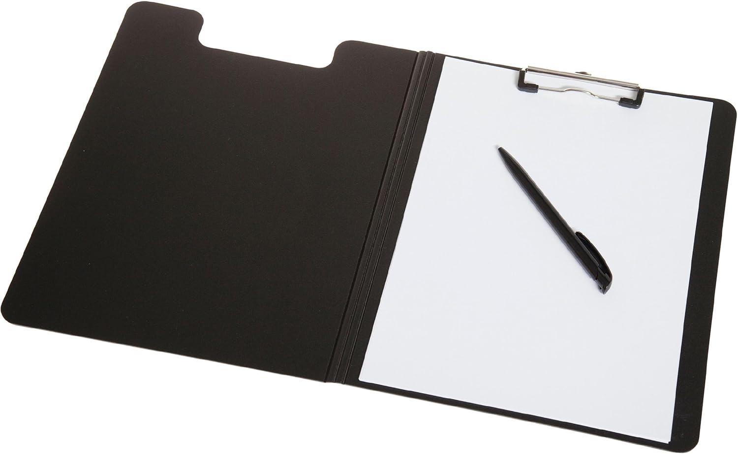 Klemmbrett MAULflexx, Durable A4 Writing Tablet, Retractable Hanging Loop. Clipboard Folder 4 Schreibmappe Black