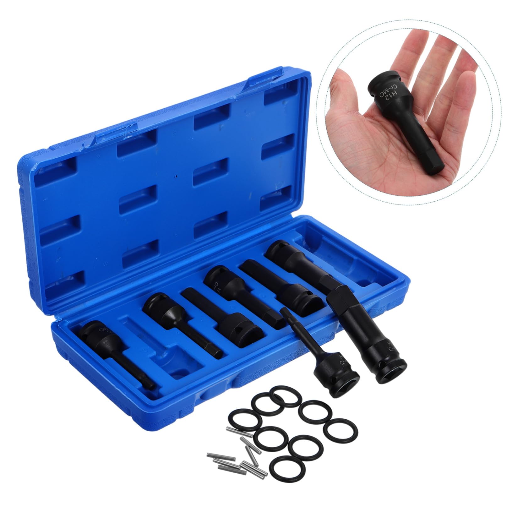 Mobestech 1set Bussole Esagonali Accessori Per Avvitatori Pneumatici Leggeri e Resistenti Facile Da Trasportare e Precisi Per Professionali