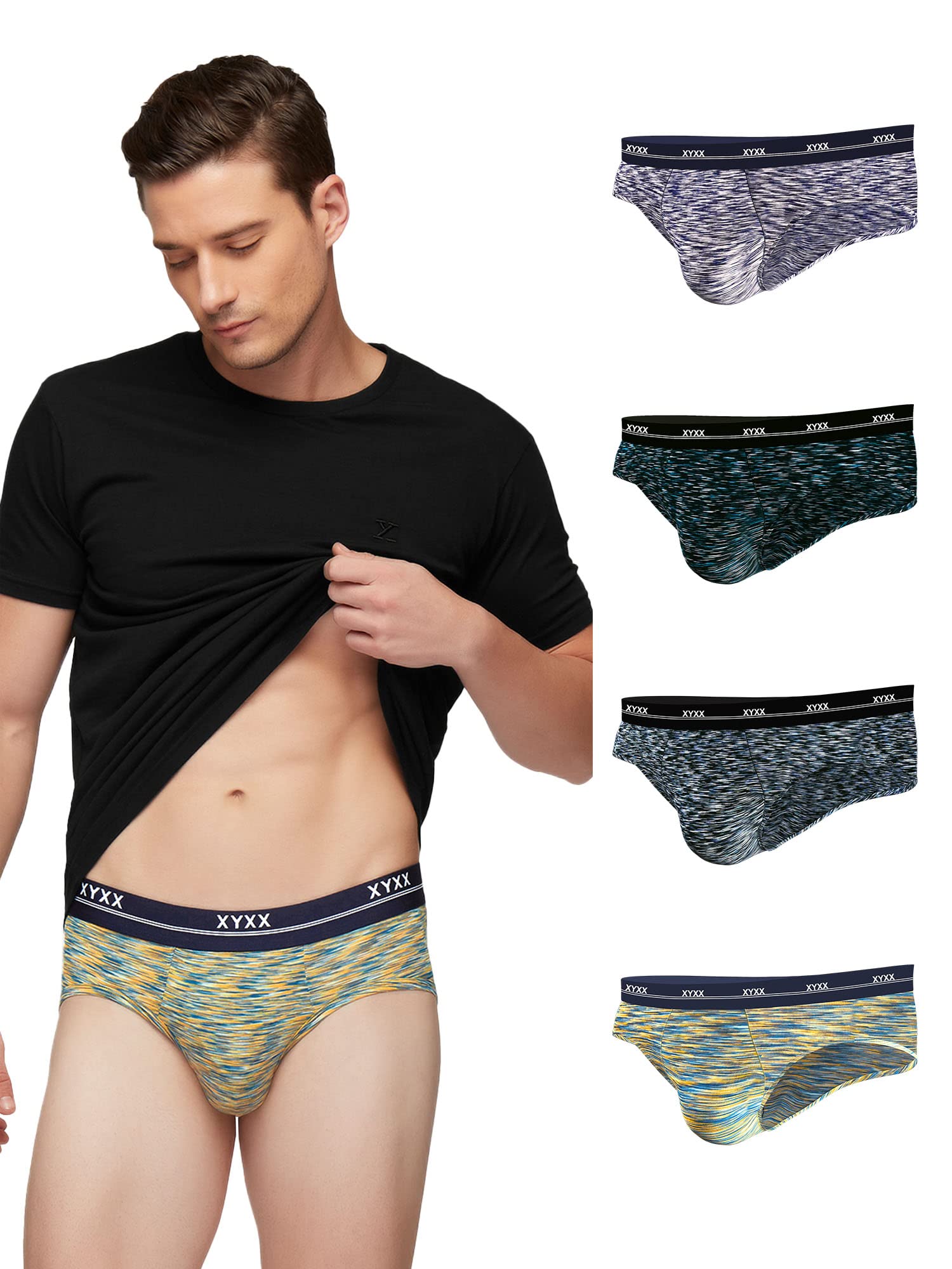 xyxx Men's Underwear Artisto IntelliSoft Antimicrobial Micro Modal Brief-picture-33