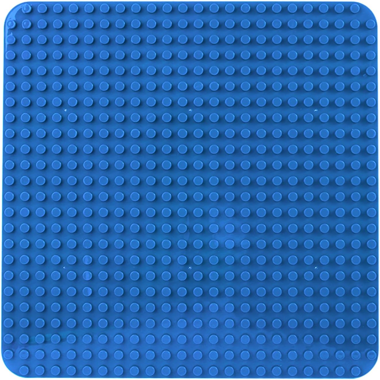gro e Platte Kompatibel mit Lego Duplo 38 x 38cm grundplatte Konstruktionsspielzeug f r M dchen und Jungen 1PCS Blau