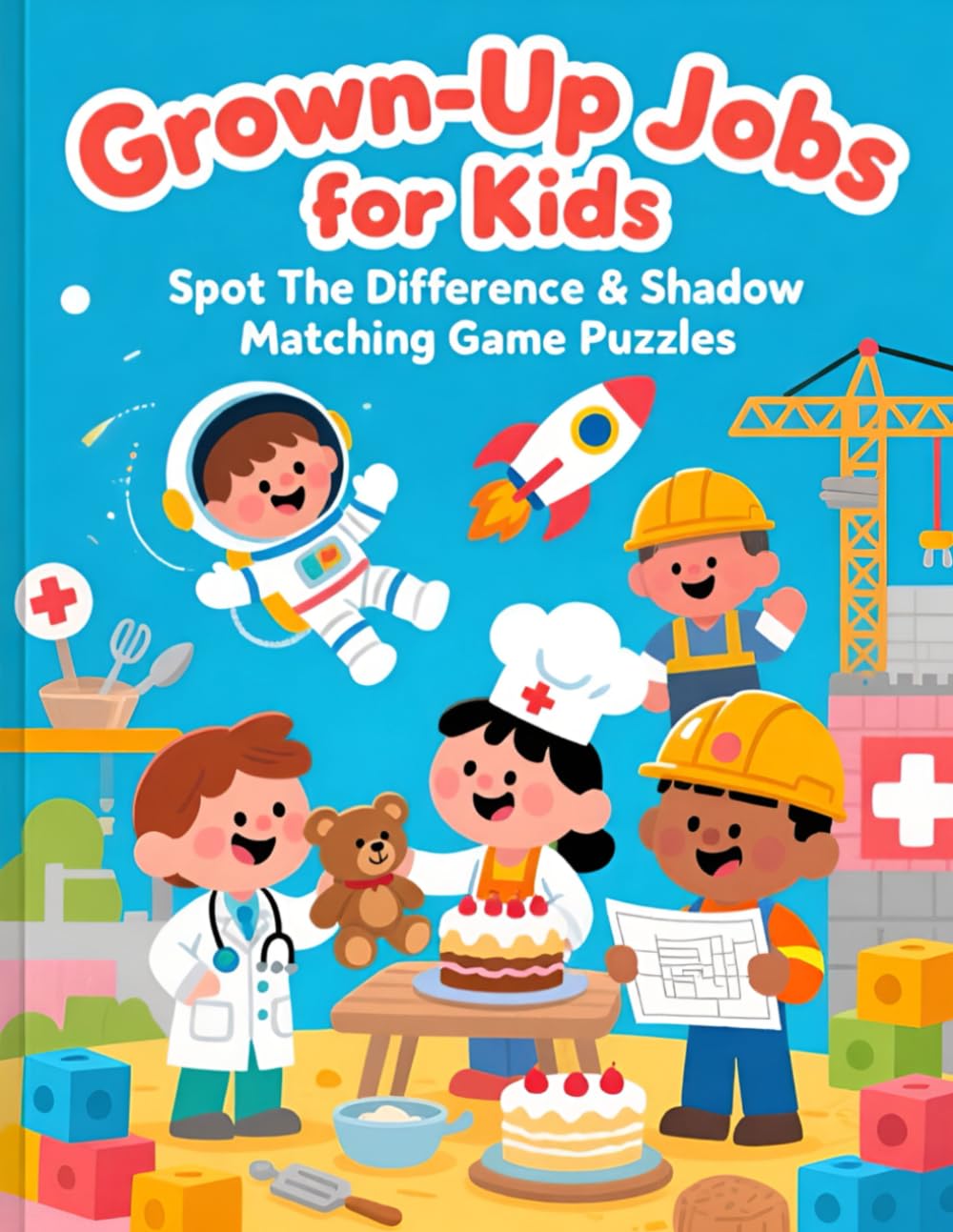 Grown-Up Jobs for Kids: Spot The Difference & Shadow Matching Game Puzzles