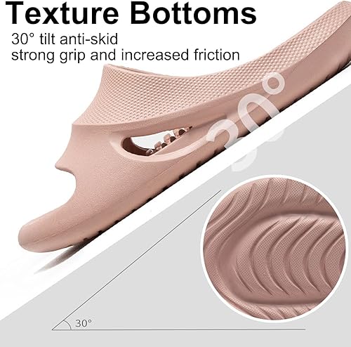 Miniatura 5 de Pantuflas de masaje para mujeres y hombres, sandalias de ducha con punta abierta, zapatos de verano para casa, para baño, fascitis plantar,