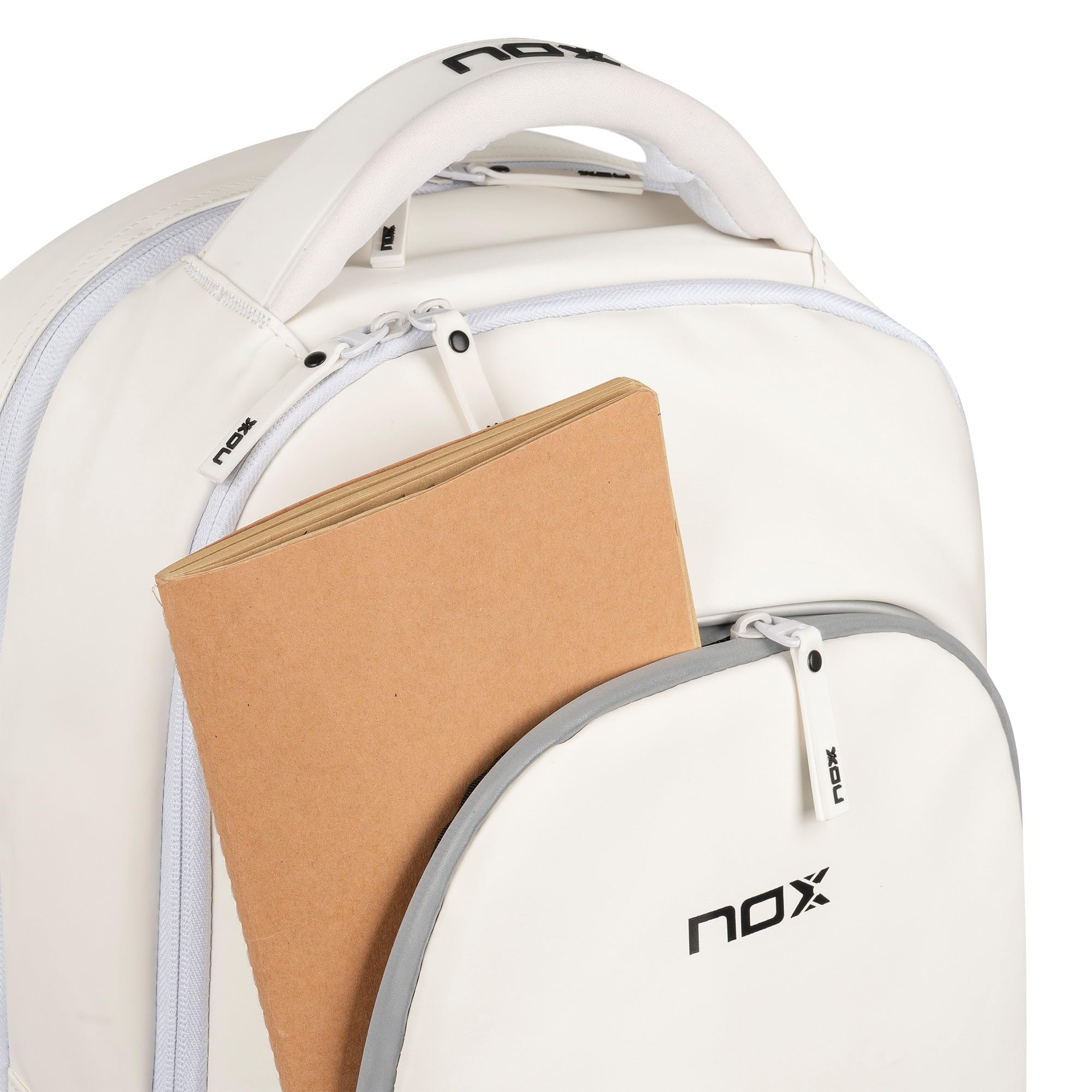NOX Padel Backpack Pro Series | 28L Capacity Padded Racket & Laptop Protection | Ventilated Footwear Pocket & Padded Straps