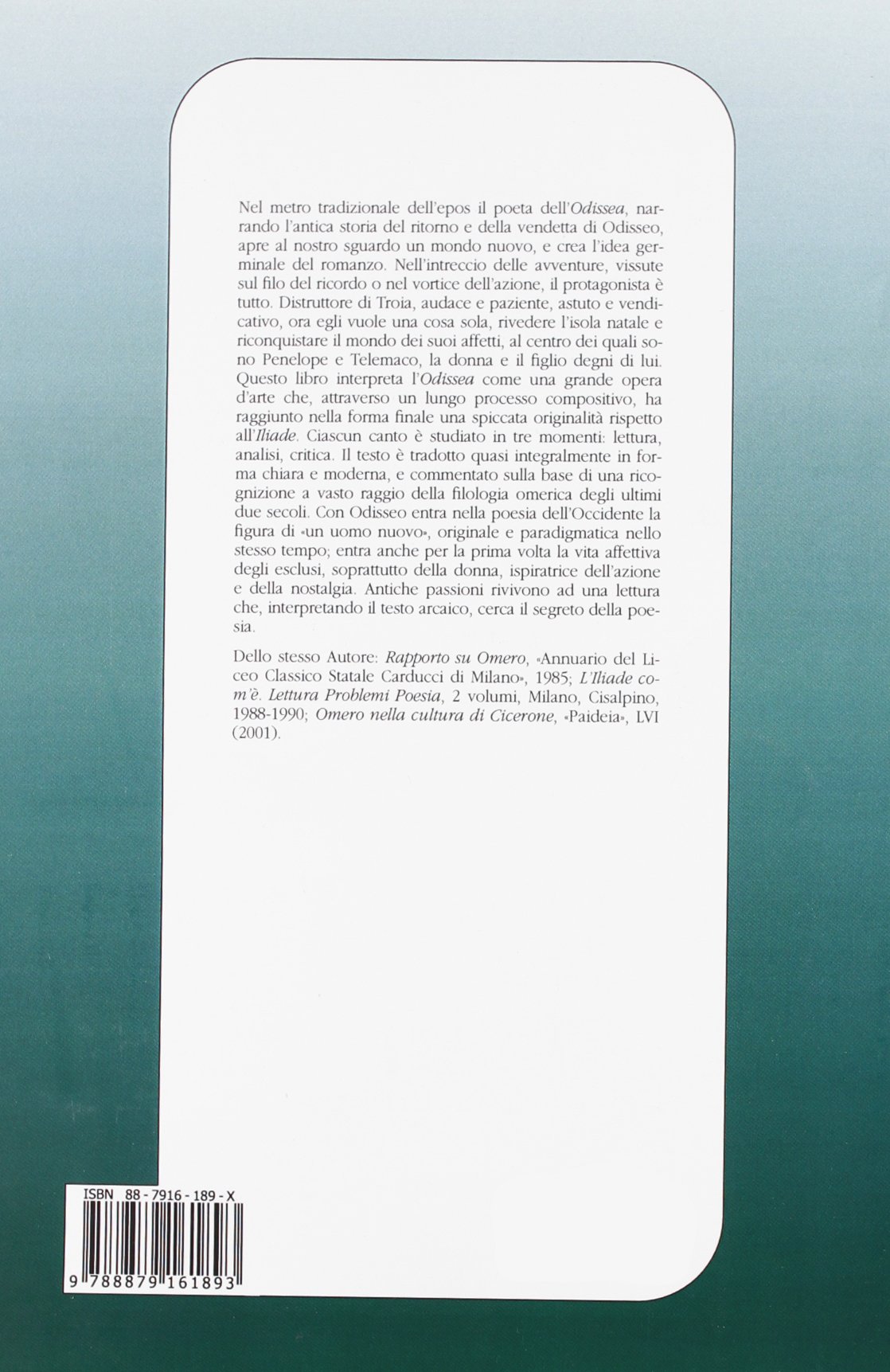 L'Odissea com'è. Lettura critica. Canti I-XII (Vol. 1)