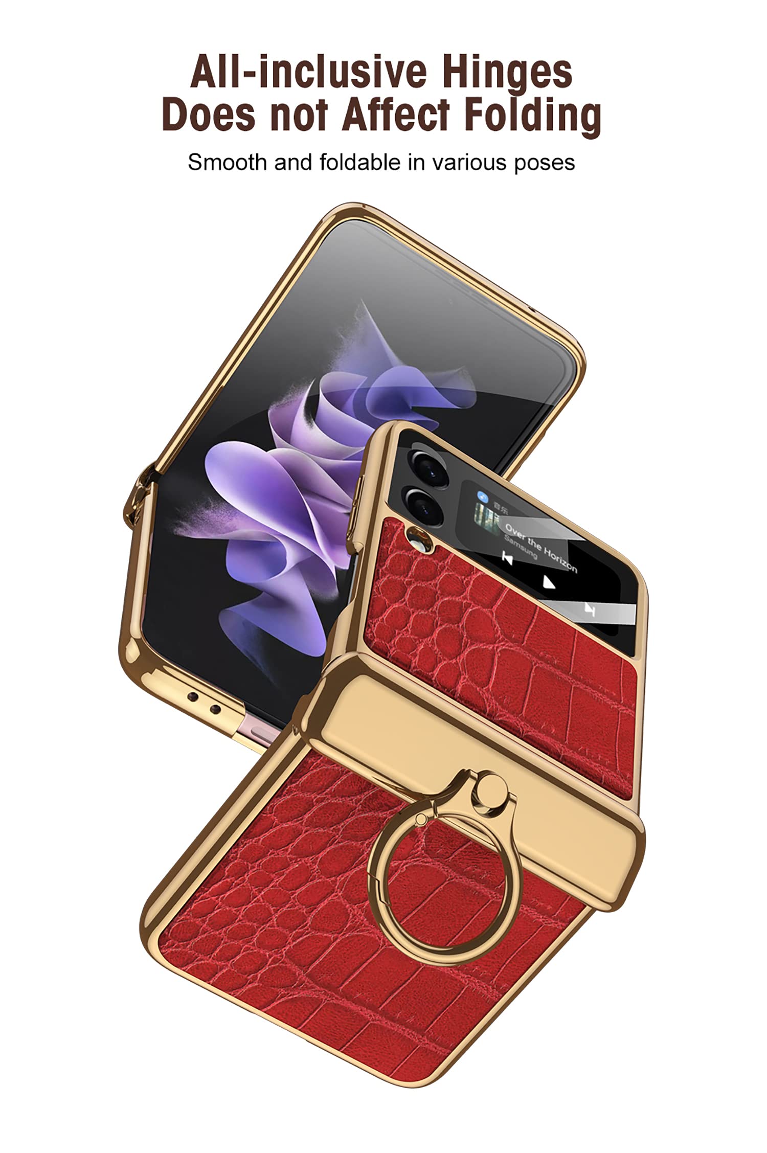 Amazon.com: CQUUKOI for Z Flip 4,Samsung Galaxy Z Flip 4 2022 Case
