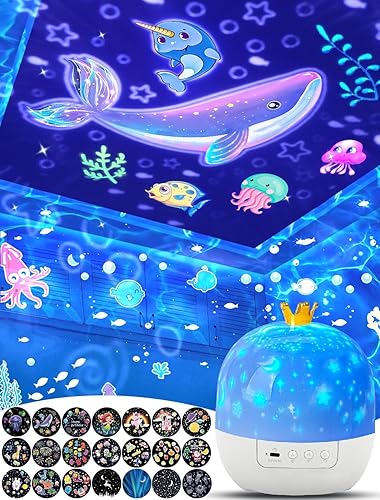 21 juegos de películas, proyector de luz nocturna para dormitorio de niños, techo, proyector de luz nocturna de bebé, proyector de galaxia de