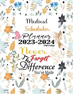 Medical Scheduler Gift : 2 Years 2023-2024 Planner for Medical Scheduler : Difference: Two Years Planning Agenda For Daily, Monthly, Organizer, ... Calendar from January 2023 to December 2024