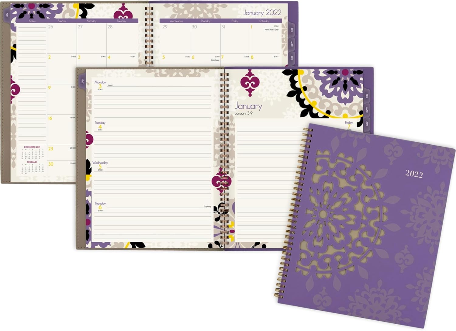 Cambridge 2022 Weekly & Monthly Planner by Cambridge, 8-1/2" x 11", Large, Vienna (122-905)