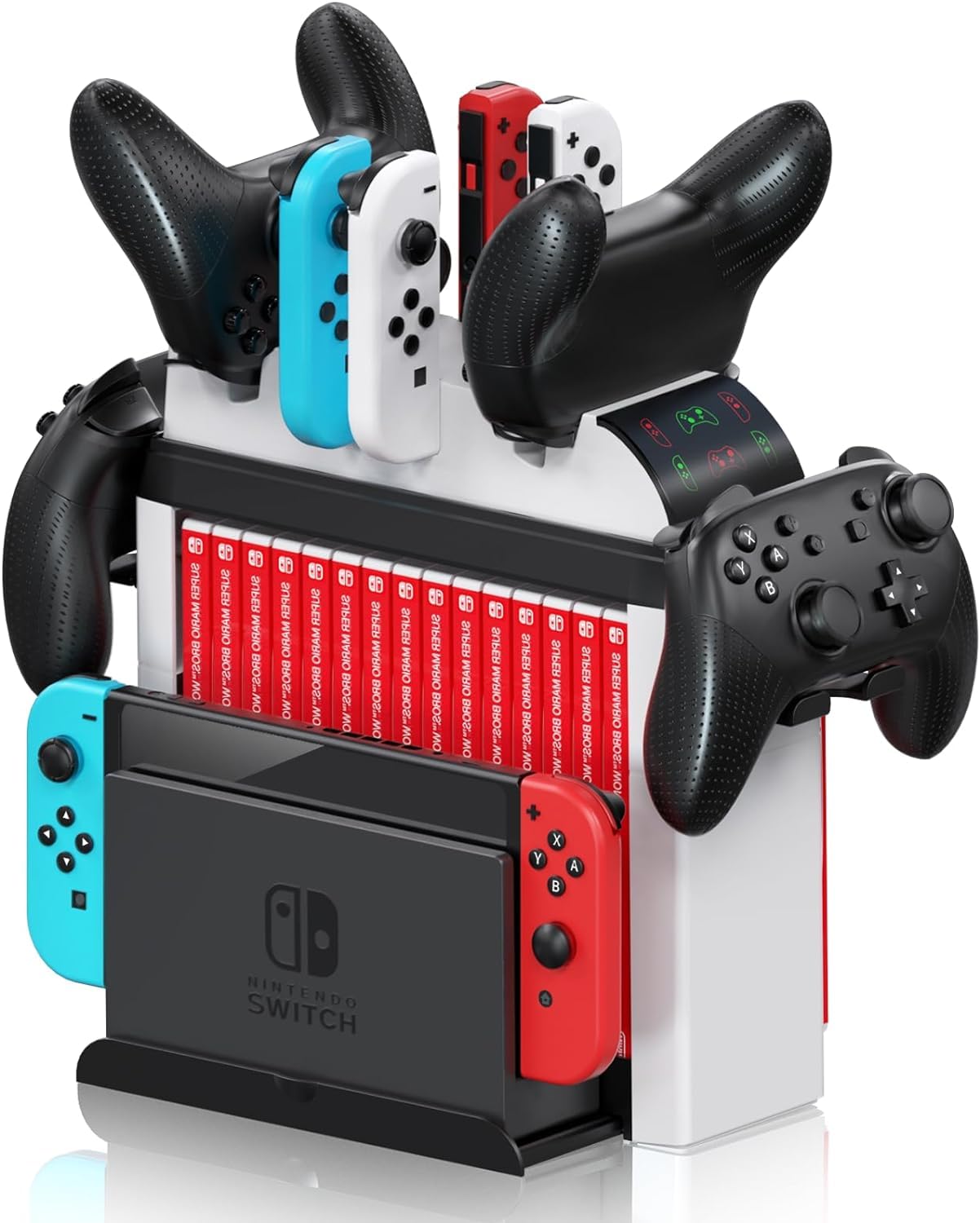 See full amazon price history chart for New World Switch Games Organizer Holder with Nintendo Switch & OLED Joy-Cons Controller Charging Dock - Storage for Game Cases/Cards/TV Dock/Controllers - Switch Accessories Kit New World Switch Games Organizer Holder with Nintendo Switch & OLED Joy-Cons Controller Charging Dock - Storage for Game Cases/Cards/TV Dock/Controllers - Switch Accessories Kit (B0CYY6JD54) Amazon Price History, Amazon Price Tracker